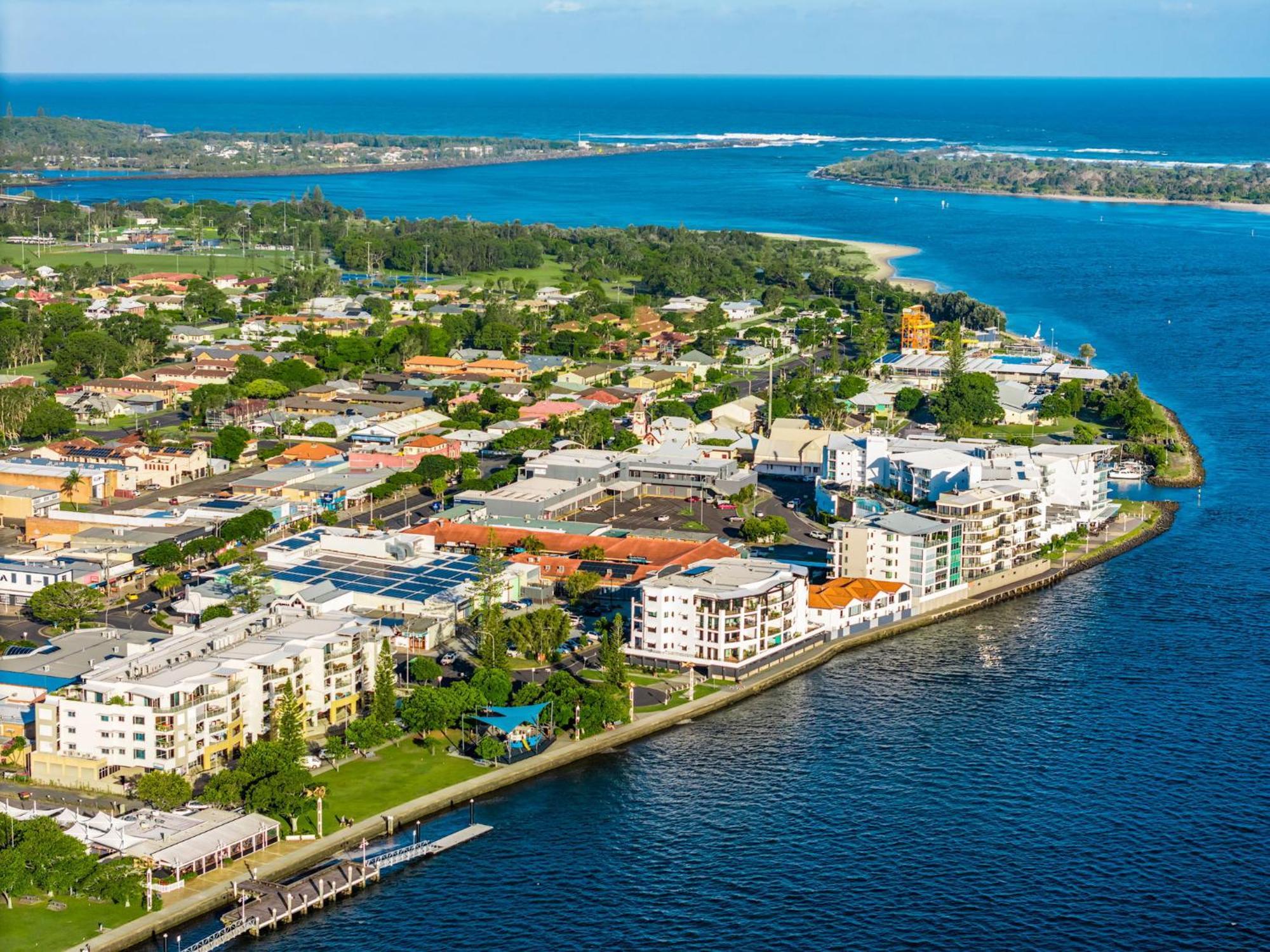 Riverside Holiday Apartments Ballina Exterior foto
